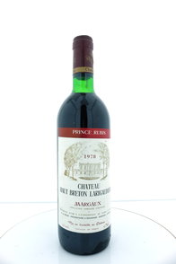 Château Haut Breton Larigaudière 1978