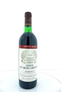 Château Haut Breton Larigaudière 1978